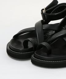 美品 JOSEPH ジョゼフ サンダル アンクルストラップ 37 フラット JOSEPH（ジョセフ）の「＜JOSEPH（ジョセフ）＞アンクル