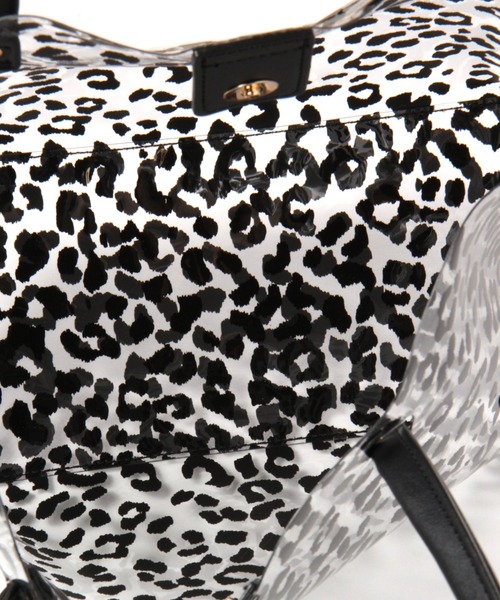 LAKOLE（ラコレ）の「アニマル柄PVCトートバッグ / LAKOLE（トートバッグ・レディース・ブラック/ブラウン・FREE）」の18枚目の写真