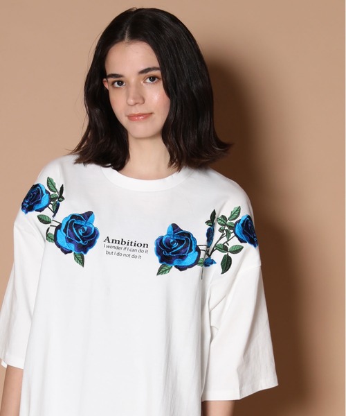 JACKROSE（ジャックローズ）の「JE-Shoulder Rose 半袖Tシャツ（Tシャツ/カットソー・メンズ・ホワイト/ブラック/ホワイト系その他2/ブラック系その他2・M/L）」の3枚目の写真