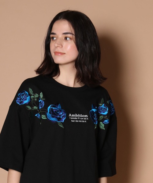 JACKROSE（ジャックローズ）の「JE-Shoulder Rose 半袖Tシャツ（Tシャツ/カットソー・メンズ・ホワイト/ブラック/ホワイト系その他2/ブラック系その他2・M/L）」の4枚目の写真
