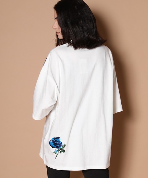 JACKROSE（ジャックローズ）の「JE-Shoulder Rose 半袖Tシャツ（Tシャツ/カットソー・メンズ・ホワイト/ブラック/ホワイト系その他2/ブラック系その他2・M/L）」の5枚目の写真