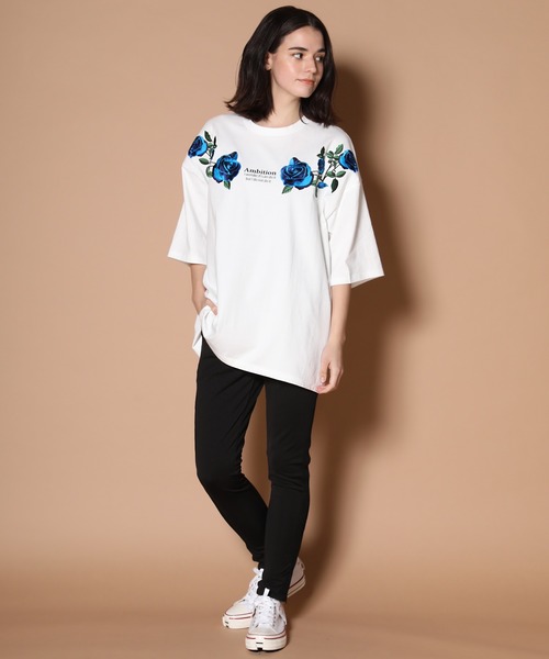 JACKROSE（ジャックローズ）の「JE-Shoulder Rose 半袖Tシャツ（Tシャツ/カットソー・メンズ・ホワイト/ブラック/ホワイト系その他2/ブラック系その他2・M/L）」の6枚目の写真