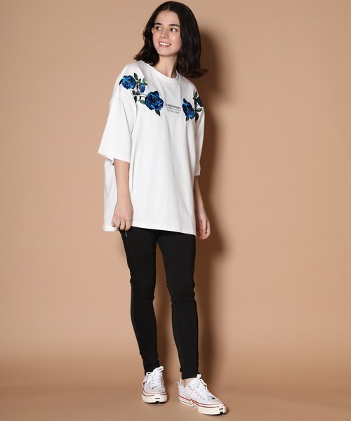 JACKROSE（ジャックローズ）の「JE-Shoulder Rose 半袖Tシャツ（Tシャツ/カットソー・メンズ・ホワイト/ブラック/ホワイト系その他2/ブラック系その他2・M/L）」の8枚目の写真