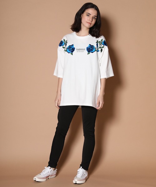 JACKROSE（ジャックローズ）の「JE-Shoulder Rose 半袖Tシャツ（Tシャツ/カットソー・メンズ・ホワイト/ブラック/ホワイト系その他2/ブラック系その他2・M/L）」の9枚目の写真