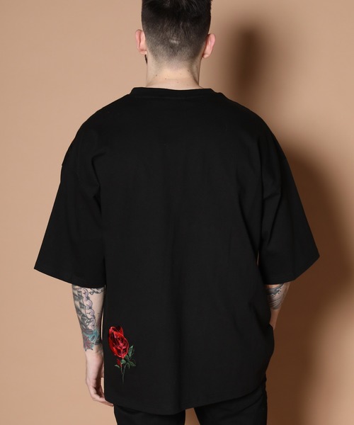 JACKROSE（ジャックローズ）の「JE-Shoulder Rose 半袖Tシャツ（Tシャツ/カットソー・メンズ・ホワイト/ブラック/ホワイト系その他2/ブラック系その他2・M/L）」の14枚目の写真