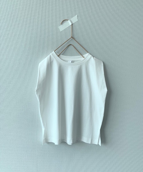 LOWRYS FARM（ローリーズファーム）の「ＢＡＳＩＣノースリーブ　889697（Tシャツ/カットソー・キッズ・チャコールグレー/オフホワイト/カーキ/オレンジ・MEDIUM/LARGE/X-LARGE）」の2枚目の写真