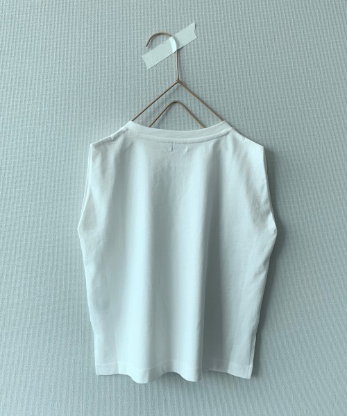 LOWRYS FARM（ローリーズファーム）の「ＢＡＳＩＣノースリーブ　889697（Tシャツ/カットソー・キッズ・チャコールグレー/オフホワイト/カーキ/オレンジ・MEDIUM/LARGE/X-LARGE）」の17枚目の写真