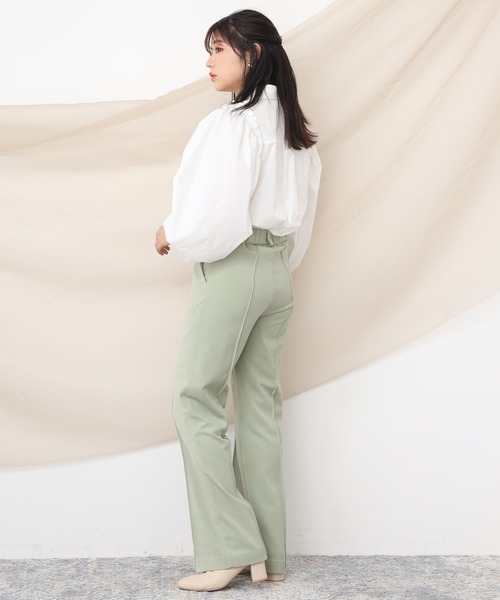 one after another NICE CLAUP（ワンアフターアナザーナイスクラップ）の「袖ボリューム刺繍ブラウス（シャツ/ブラウス・レディース・ベージュ/オフホワイト/チェック/グレー系その他・FREE）」の13枚目の写真