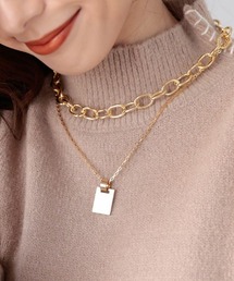 ダブルチェーンネックレス