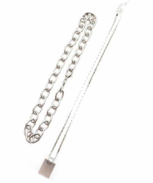 DONOBAN（ドノバン）の「ダブルチェーンネックレス（ネックレス・レディース・シルバー/ゴールド・ONESIZE）」の9枚目の写真
