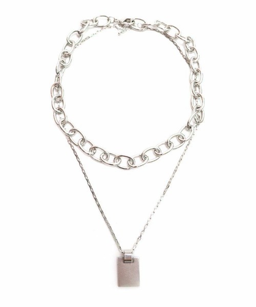 DONOBAN（ドノバン）の「ダブルチェーンネックレス（ネックレス・レディース・シルバー/ゴールド・ONESIZE）」の15枚目の写真