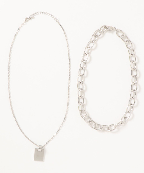 DONOBAN（ドノバン）の「ダブルチェーンネックレス（ネックレス・レディース・シルバー/ゴールド・ONESIZE）」の18枚目の写真