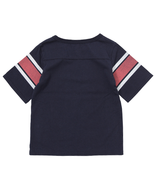 X-girl Stages（エックスガールステージス）の「NUMBERING H/S TEE(4T～7T)（Tシャツ/カットソー・キッズ・ホワイト/ネイビー/レッド・5T/6T/4T/7T）」の4枚目の写真