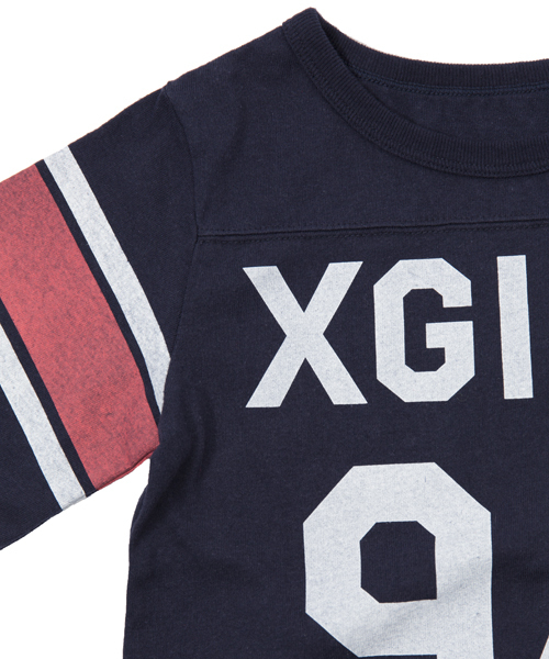 X-girl Stages（エックスガールステージス）の「NUMBERING H/S TEE(4T～7T)（Tシャツ/カットソー・キッズ・ホワイト/ネイビー/レッド・5T/6T/4T/7T）」の5枚目の写真