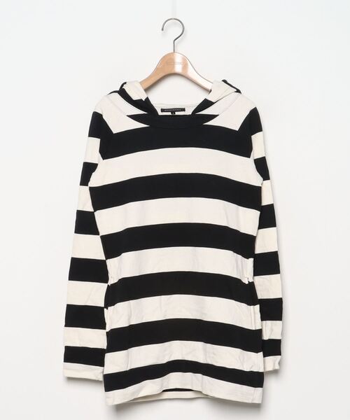 セール ブランド古着 ボーダー柄長袖ワンピース ワンピース Mercuryduo マーキュリーデュオ のファッション通販 Zozoused
