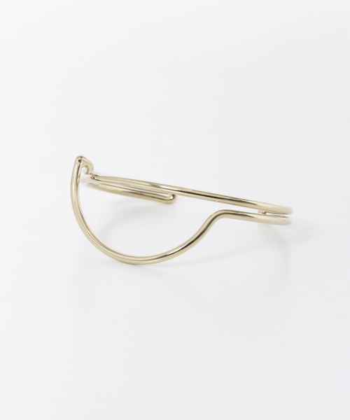 SMELLY（スメリー）の「カーブラインバングル（バングル/リストバンド・レディース・ゴールド・-）」の3枚目の写真