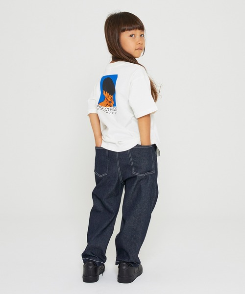 GENERATOR(ジェネレーター)の「GENERATOR ワークデニムパンツ(デニムパンツ・キッズ・ブルー/ネイビー・M/S/L/XL)」の6枚目の写真