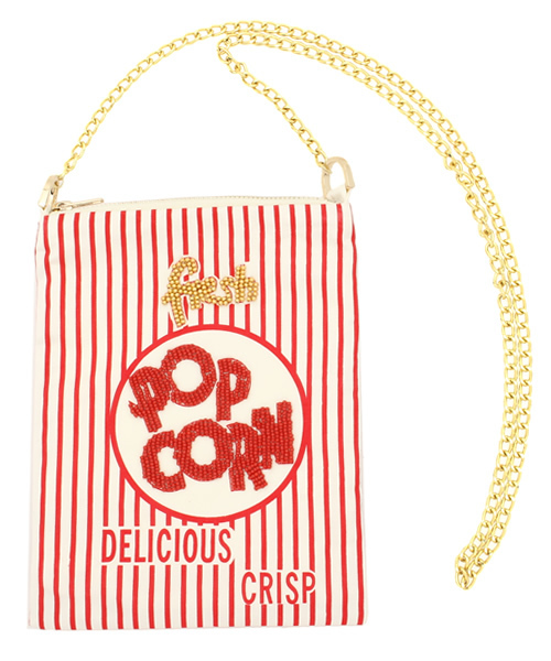 Ray BEAMS（レイビームス）の「Ctrl freak / ポップコーン ショルダーバッグ（ショルダーバッグ・レディース・ブラック/レッド・ONE SIZE）」の2枚目の写真