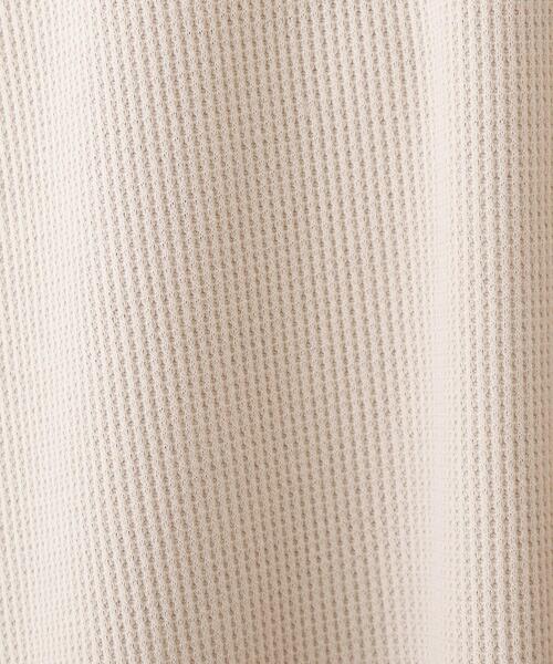 SHOO・LA・RUE（シューラルー）の「◆ワッフル前後2WAYロンT（Tシャツ/カットソー・レディース・チャコールグレー/ベージュ/オフホワイト・02/03/04）」の11枚目の写真