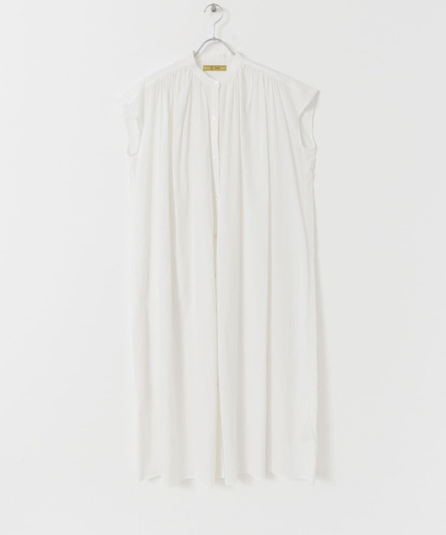 F by ROSSO（エフバイロッソ）の「F by ROSSO　フレンチギャザーワンピース∴（シャツワンピース・レディース・ホワイト/ライトブルー/ピンク・FREE）」の16枚目の写真
