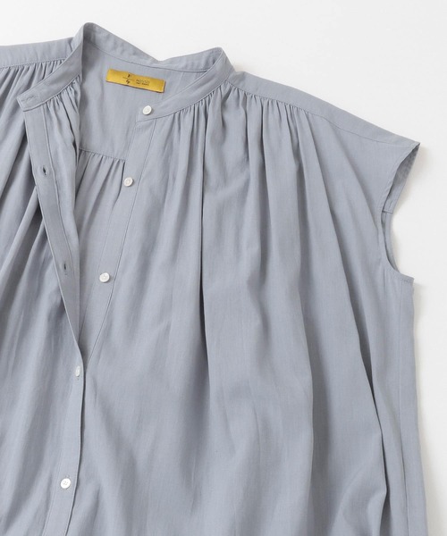 F by ROSSO（エフバイロッソ）の「F by ROSSO　フレンチギャザーワンピース∴（シャツワンピース・レディース・ホワイト/ライトブルー/ピンク・FREE）」の19枚目の写真