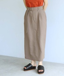 ●△DICROS AIRO ベルト付ストレートスカート