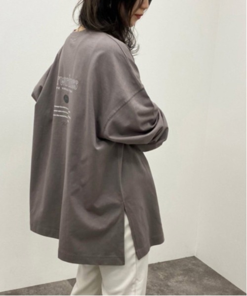 apres jour mignon(アプレジュールミニョン)の「アソートスリットロンT5 【ZOZOTOWN限定アイテム】(Tシャツ/カットソー・レディース・ブラック系その他/ブラック/アイボリー/ブラック系その他2/パープル/ホワイト系その他/ホワイト/オフホワイト/ホワイト系その他2・フリー/X-LARGE)」の9枚目の写真