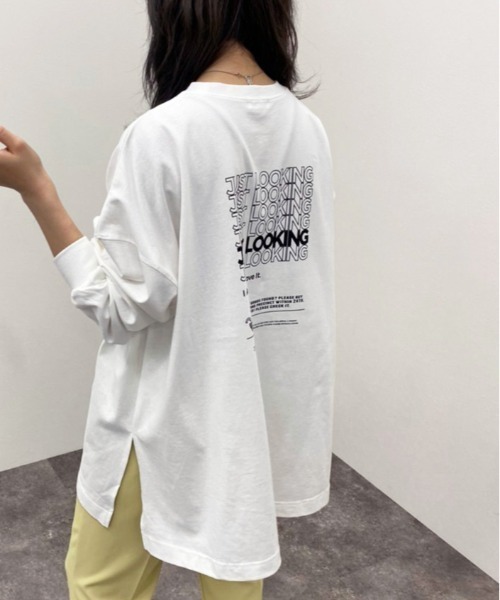 apres jour mignon(アプレジュールミニョン)の「アソートスリットロンT5 【ZOZOTOWN限定アイテム】(Tシャツ/カットソー・レディース・ブラック系その他/ブラック/アイボリー/ブラック系その他2/パープル/ホワイト系その他/ホワイト/オフホワイト/ホワイト系その他2・フリー/X-LARGE)」の1枚目の写真