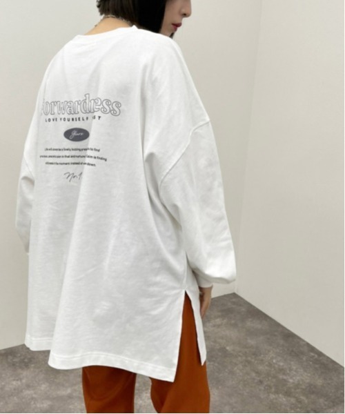 apres jour mignon(アプレジュールミニョン)の「アソートスリットロンT5 【ZOZOTOWN限定アイテム】(Tシャツ/カットソー・レディース・ブラック系その他/ブラック/アイボリー/ブラック系その他2/パープル/ホワイト系その他/ホワイト/オフホワイト/ホワイト系その他2・フリー/X-LARGE)」の12枚目の写真