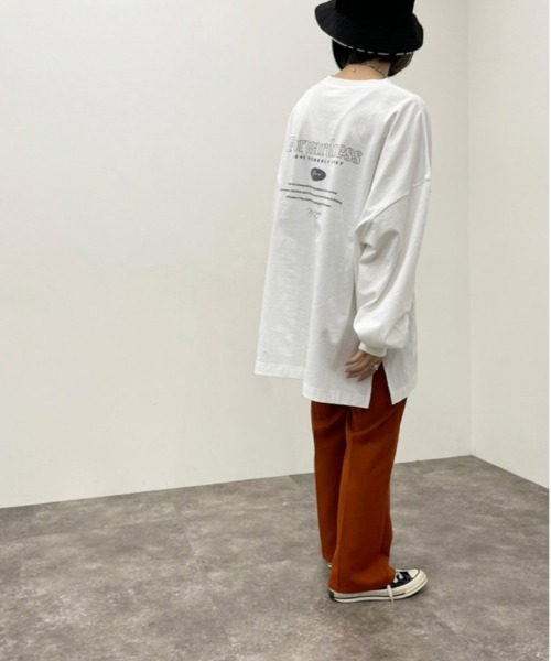 apres jour mignon(アプレジュールミニョン)の「アソートスリットロンT5 【ZOZOTOWN限定アイテム】(Tシャツ/カットソー・レディース・ブラック系その他/ブラック/アイボリー/ブラック系その他2/パープル/ホワイト系その他/ホワイト/オフホワイト/ホワイト系その他2・フリー/X-LARGE)」の15枚目の写真