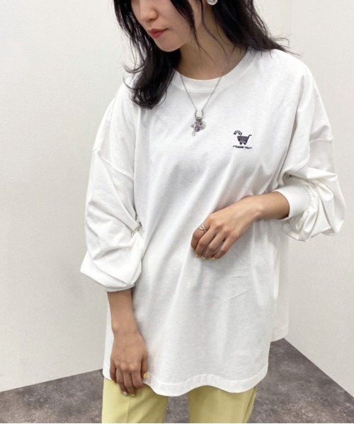 apres jour mignon(アプレジュールミニョン)の「アソートスリットロンT5 【ZOZOTOWN限定アイテム】(Tシャツ/カットソー・レディース・ブラック系その他/ブラック/アイボリー/ブラック系その他2/パープル/ホワイト系その他/ホワイト/オフホワイト/ホワイト系その他2・フリー/X-LARGE)」の16枚目の写真