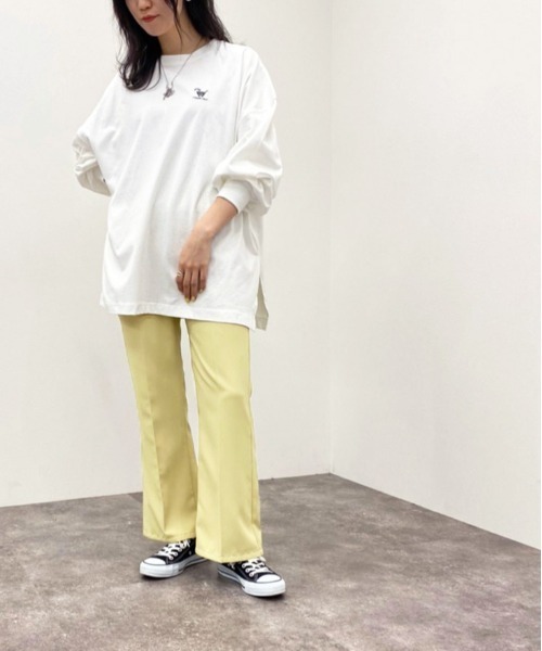 apres jour mignon(アプレジュールミニョン)の「アソートスリットロンT5 【ZOZOTOWN限定アイテム】(Tシャツ/カットソー・レディース・ブラック系その他/ブラック/アイボリー/ブラック系その他2/パープル/ホワイト系その他/ホワイト/オフホワイト/ホワイト系その他2・フリー/X-LARGE)」の18枚目の写真