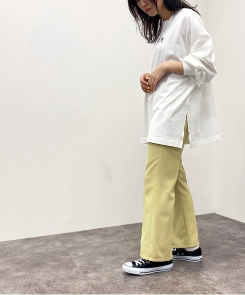 apres jour mignon(アプレジュールミニョン)の「アソートスリットロンT5 【ZOZOTOWN限定アイテム】(Tシャツ/カットソー・レディース・ブラック系その他/ブラック/アイボリー/ブラック系その他2/パープル/ホワイト系その他/ホワイト/オフホワイト/ホワイト系その他2・フリー/X-LARGE)」の19枚目の写真