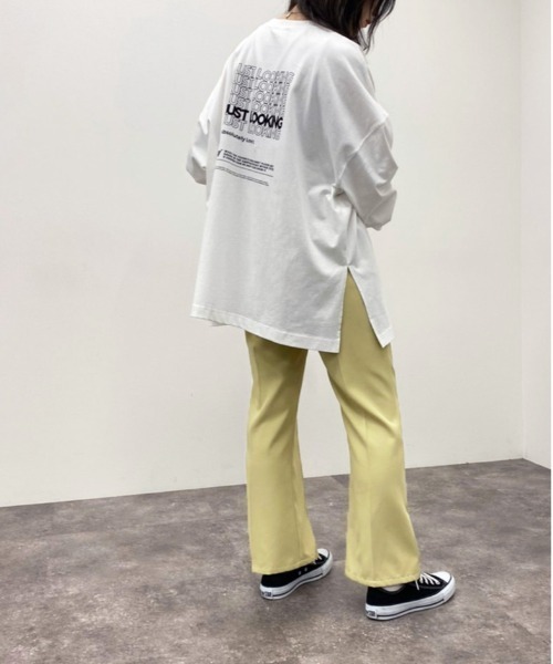 apres jour mignon(アプレジュールミニョン)の「アソートスリットロンT5 【ZOZOTOWN限定アイテム】(Tシャツ/カットソー・レディース・ブラック系その他/ブラック/アイボリー/ブラック系その他2/パープル/ホワイト系その他/ホワイト/オフホワイト/ホワイト系その他2・フリー/X-LARGE)」の20枚目の写真