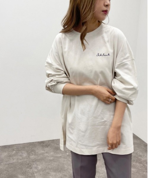 apres jour mignon(アプレジュールミニョン)の「アソートスリットロンT5 【ZOZOTOWN限定アイテム】(Tシャツ/カットソー・レディース・ブラック系その他/ブラック/アイボリー/ブラック系その他2/パープル/ホワイト系その他/ホワイト/オフホワイト/ホワイト系その他2・フリー/X-LARGE)」の22枚目の写真