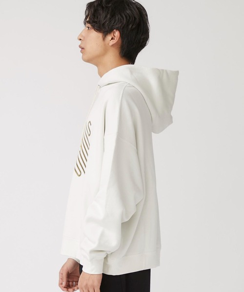 NEONSIGN（ネオンサイン）の「【NEONSIGN】Iconfoil Hoodie GLD（パーカー・メンズ・ブラック/ホワイト・44/46/48）」の14枚目の写真