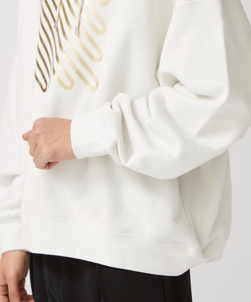 NEONSIGN（ネオンサイン）の「【NEONSIGN】Iconfoil Hoodie GLD（パーカー・メンズ・ブラック/ホワイト・44/46/48）」の17枚目の写真