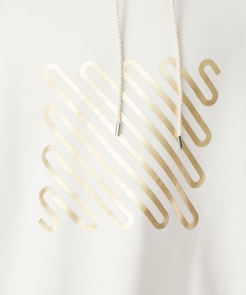 NEONSIGN（ネオンサイン）の「【NEONSIGN】Iconfoil Hoodie GLD（パーカー・メンズ・ブラック/ホワイト・44/46/48）」の12枚目の写真