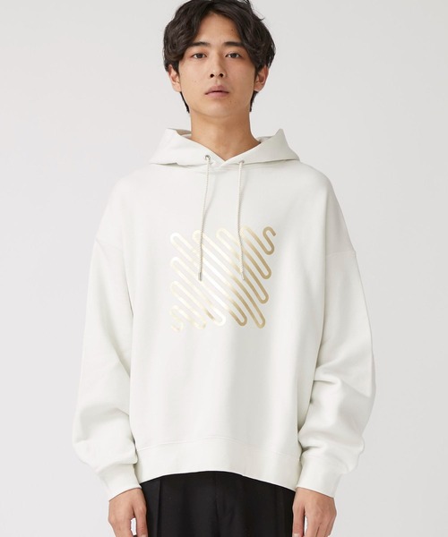 NEONSIGN（ネオンサイン）の「【NEONSIGN】Iconfoil Hoodie GLD（パーカー・メンズ・ブラック/ホワイト・44/46/48）」の13枚目の写真