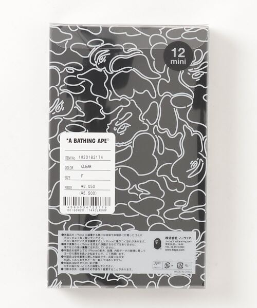 A BATHING APE（アベイシングエイプ）の「SHARK IPHONE 12 MINI CLEAR CASE M（スマホケース/カバー・メンズ・クリア・FREE）」の2枚目の写真