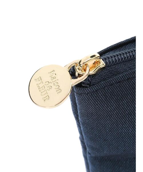 Maison de FLEUR（メゾンドフルール）の「パールビジューミニポーチ（ポーチ・レディース・ブラック/ネイビー/ピンク・FREE）」の12枚目の写真