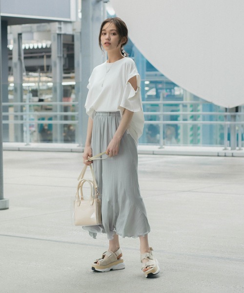 Heather(ヘザー)の「パネルキリカエマーメイドスカート 949142(スカート・レディース・グレー/ピンク/アイボリー・FREE)」の9枚目の写真