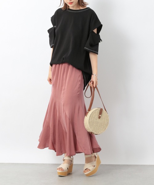 Heather(ヘザー)の「パネルキリカエマーメイドスカート 949142(スカート・レディース・グレー/ピンク/アイボリー・FREE)」の11枚目の写真