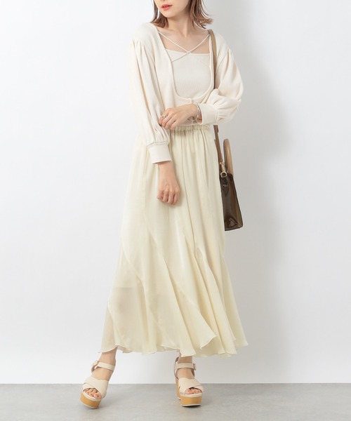 Heather(ヘザー)の「パネルキリカエマーメイドスカート 949142(スカート・レディース・グレー/ピンク/アイボリー・FREE)」の13枚目の写真