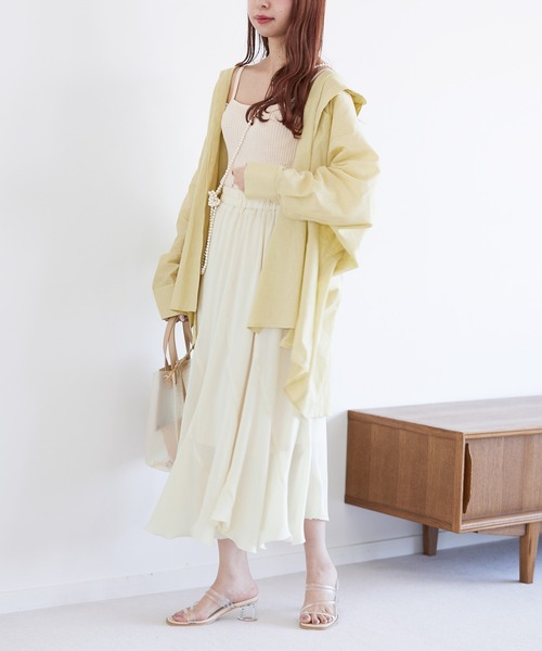 Heather(ヘザー)の「パネルキリカエマーメイドスカート 949142(スカート・レディース・グレー/ピンク/アイボリー・FREE)」の20枚目の写真