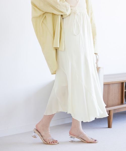 Heather(ヘザー)の「パネルキリカエマーメイドスカート 949142(スカート・レディース・グレー/ピンク/アイボリー・FREE)」の21枚目の写真