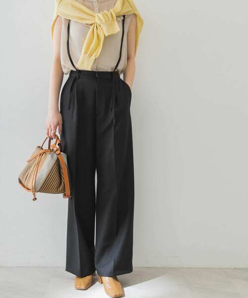 URBAN RESEARCH(アーバンリサーチ)の「サス付きストレートパンツ(その他パンツ・レディース・ブラック/パープル/ホワイト系その他・34/36/38)」の19枚目の写真