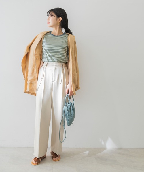 URBAN RESEARCH(アーバンリサーチ)の「サス付きストレートパンツ(その他パンツ・レディース・ブラック/パープル/ホワイト系その他・34/36/38)」の17枚目の写真