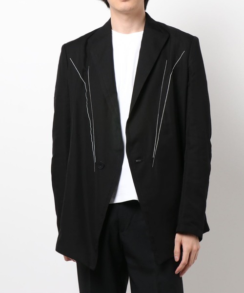 ジャケット・アウター JULIUS 21AW EMBROIDERED BLAZER JACKET JULIUS/ユリウス/刺繍ブレザージャケット/EMBROIDERED BLAZER