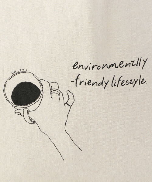 NOLLEY’S（ノーリーズ）の「リサイクルコットンエコトートバッグ（トートバッグ・レディース・ホワイト系その他4/ホワイト系その他5/ホワイト系その他6・FREE）」の11枚目の写真